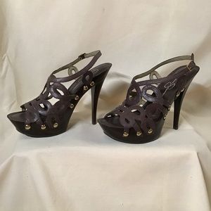 Jessica Simpson Genaviv brown heels size 7